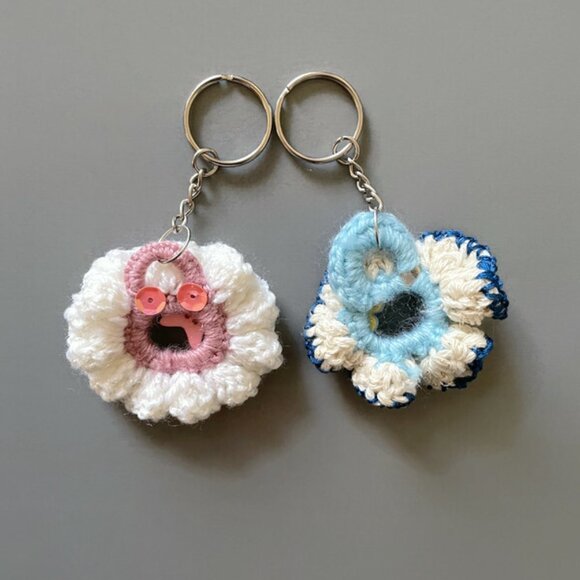 2 Handmade Keychain, Lightweight Charms, Backpack Charms, Gifts under 10 - Picture 2 of 8